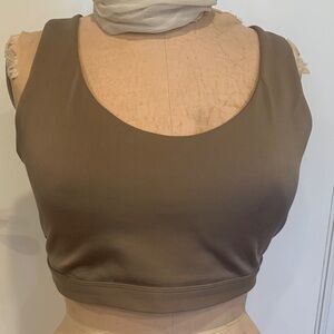 Adidas  Aeroready  camel Sports Bra with straps back details